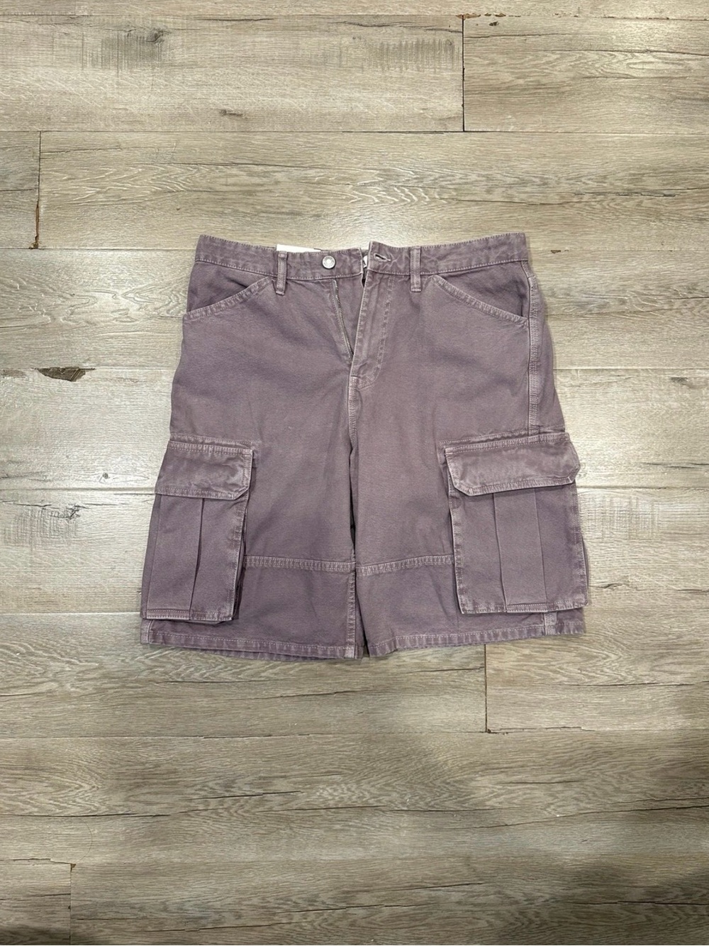 Zara Men's Cargo Shorts - Dusty Lavender